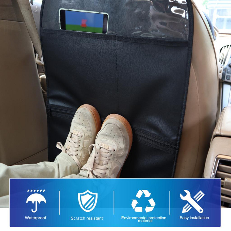 1/2 buc. PIELE husă de protecție pentru spate scaun mașină pentru copii copii pentru călătorii bebeluși anti noroi covoraș tampoane husă scaun accesorii perne