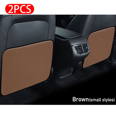 Piele PU Anti lovitură Pad Impermeabil Scaun Mașină Husă de protecție pentru spate Covorașe anti zgârieturi pentru copii Animal de companie cu fermoar Saci de depozitare