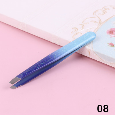 Pensetă pentru sprâncene Agrafe din aur roz pentru îndepărtarea părului feței Instrument de machiaj Beautfy