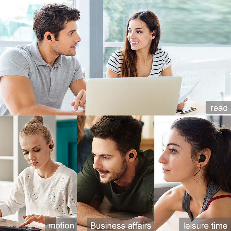 SYLLABLE S115 TWS Ακουστικά 4 ηχεία Ήχος Ισχυρά μπάσα τσιπ QCC3020 10 ώρες ακουστικά Ακύρωση θορύβου S115 Έλεγχος έντασης