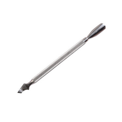 Biutee 1 buc Dispozitiv de împingere a cuticulelor din oțel inoxidabil cu două capete Dispozitiv de îndepărtare a împingerii pielii moarte pentru pedichiură, manichiură, accesoriu pentru curățarea unghiilor
