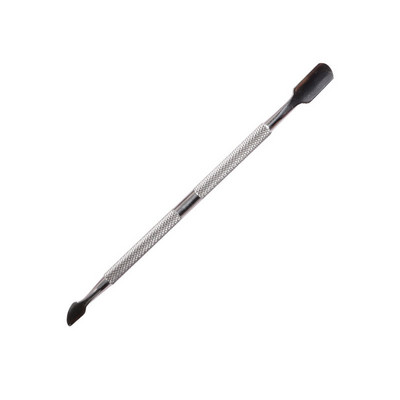 Biutee 1 buc Dispozitiv de împingere a cuticulelor din oțel inoxidabil cu două capete Dispozitiv de îndepărtare a împingerii pielii moarte pentru pedichiură, manichiură, accesoriu pentru curățarea unghiilor