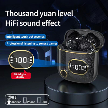 Ασύρματο ακουστικό X25 Ψηφιακή οθόνη Binaural Smart In-Ear TWS Touch Sports Stereo 5.1 Ακουστικό Bluetooth