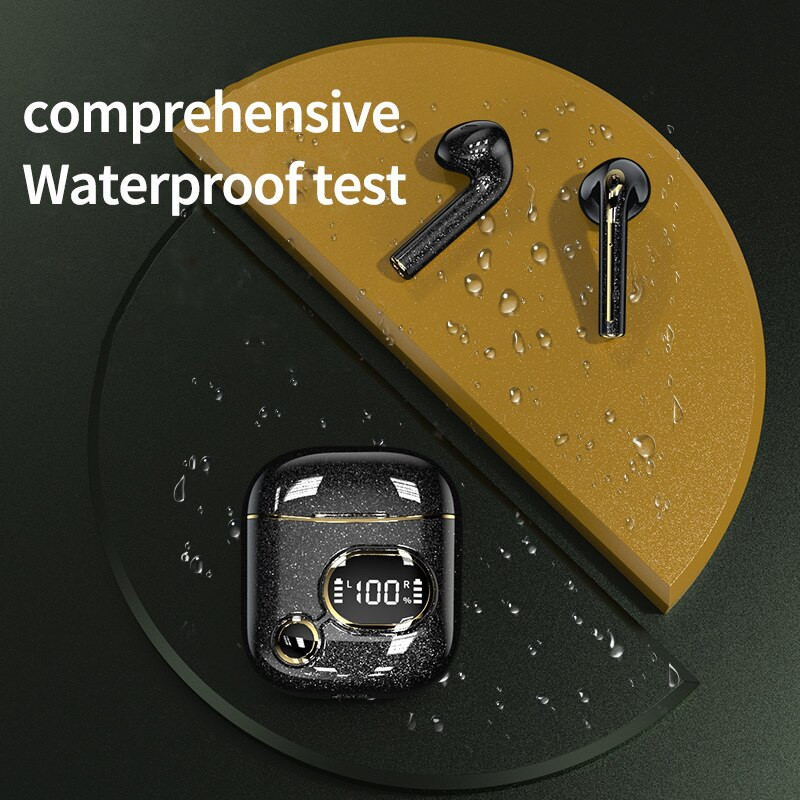 Bezdrôtové slúchadlá X25 s digitálnym displejom, binaurálne inteligentné do uší, TWS dotykové športové stereo 5.1 Bluetooth headset
