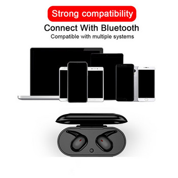 TWS Безжични слушалки Bluetooth слушалки Сензорно управление Спортни слушалки Микрофон Работи на всички смартфони Музикални слушалки