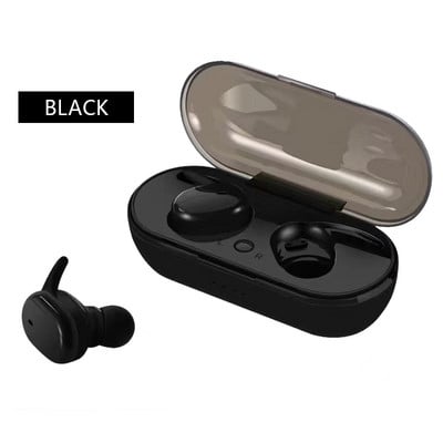 TWS belaidės ausinės Bluetooth ausinės Jutiklinis valdymas Sportinės ausinės Mikrofonas veikia visuose išmaniuosiuose telefonuose Muzikinės ausinės