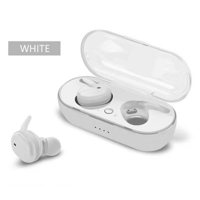 TWS belaidės ausinės Bluetooth ausinės Jutiklinis valdymas Sportinės ausinės Mikrofonas veikia visuose išmaniuosiuose telefonuose Muzikinės ausinės