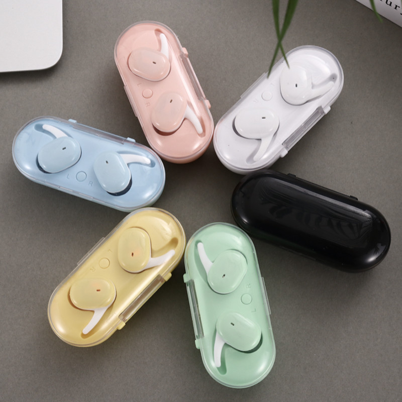 TWS belaidės ausinės Bluetooth ausinės Jutiklinis valdymas Sportinės ausinės Mikrofonas veikia visuose išmaniuosiuose telefonuose Muzikinės ausinės