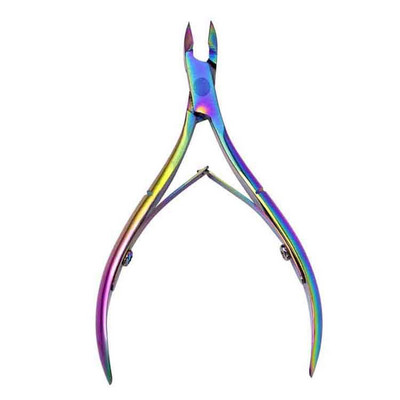 1 Dviejų galvų manikiūro pirštų odelių stūmimo ranka Dead Skin Nagų dailės odelių šalinimas nerūdijančio plieno pedikiūro nagų valymo priemonė