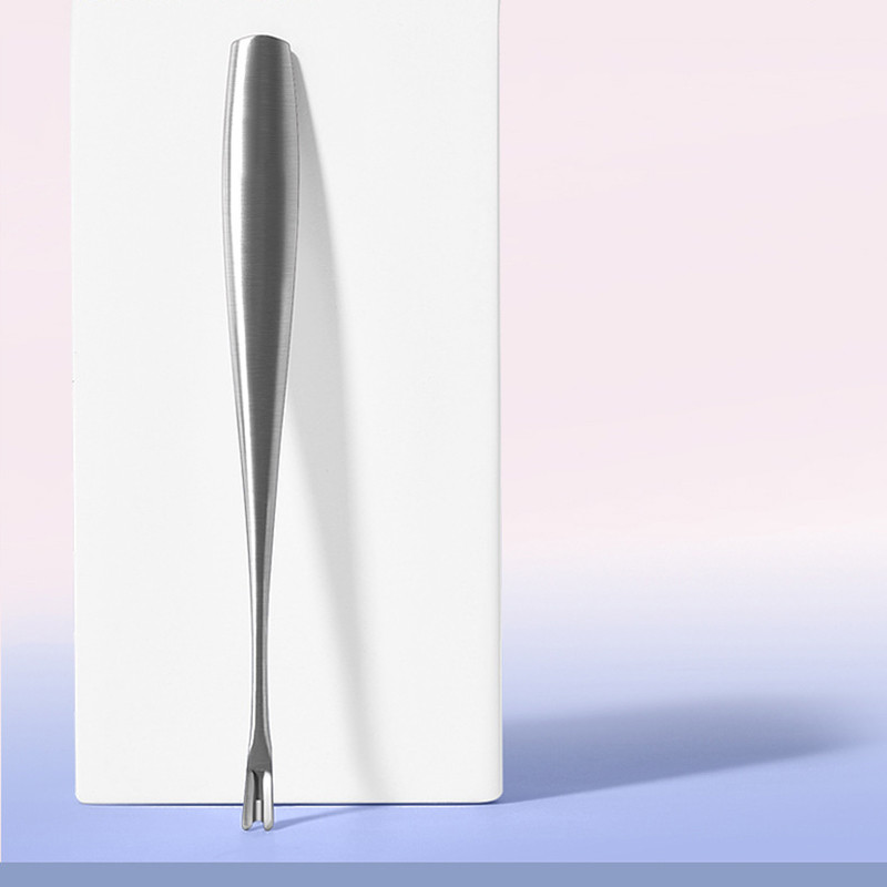 Împingător de cuticulă Dispozitiv de îndepărtare a pielii moarte Instrumente de manichiură din oțel inoxidabil Trimmer profesional pentru cuticule Răzuitoare pentru oje