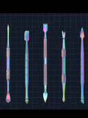 5 buc. Cap dublu din oțel inoxidabil pentru instrumente de manichiură Accesorii antiderapante pentru îndepărtarea cuticulelor unghiilor