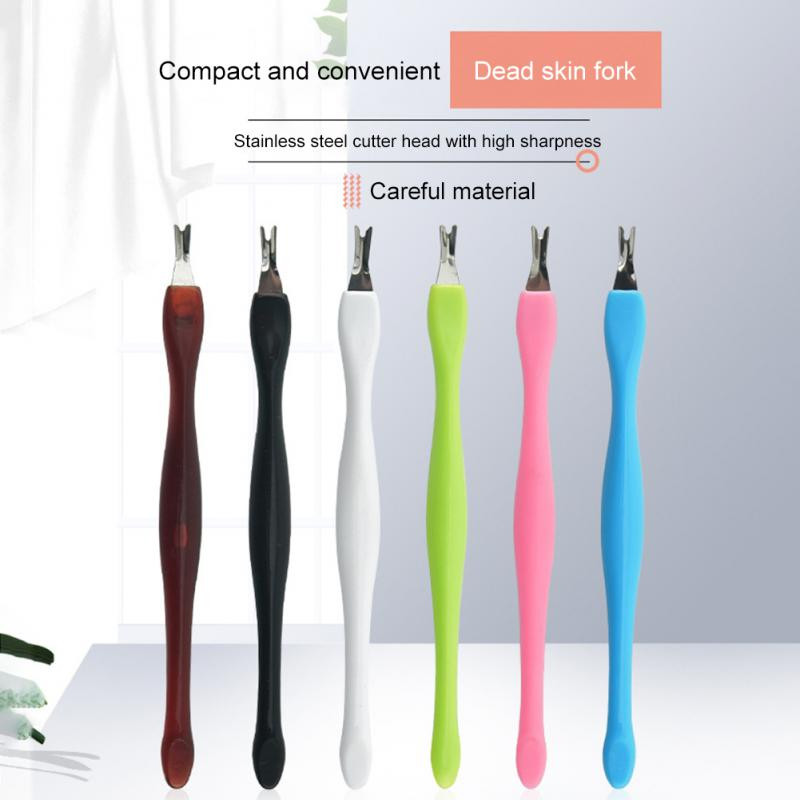 10 buc. Îndepărtează pielea moartă Nail Art Furcă Dispozitiv pentru îndepărtarea cuticulelor Nipper Pusher Trimmer din oțel inoxidabil Pedichiură Unelte pentru îngrijirea unghiilor