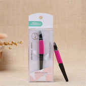 Juodas nerūdijančio plieno antakių pincetas bevel viršutinis plaukelių šalinimo įrankis grožio makiažo priemonės priedai E1048