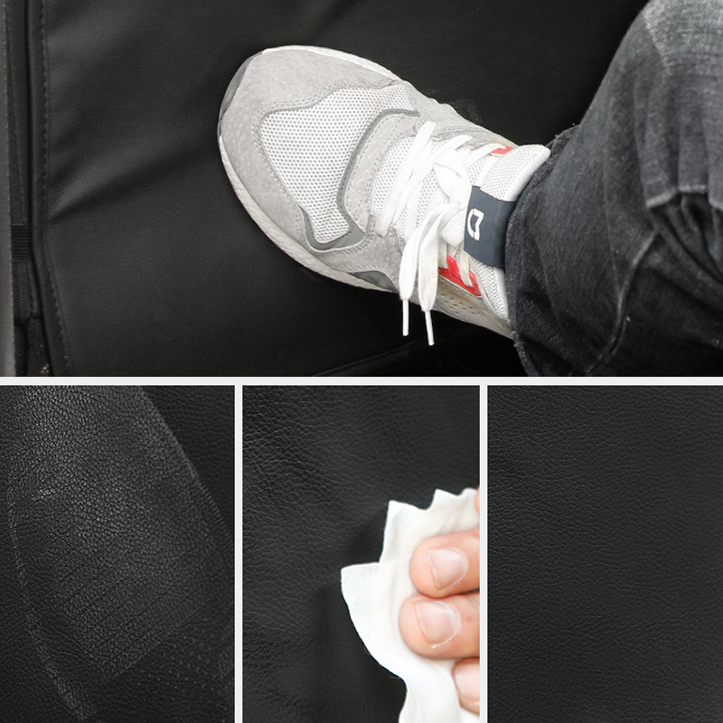 Uus Pu-nahast autoistme kate Kid Cartoon autoistme seljakaitse lastele Beebi hoiutasku kulumiskindel löögivastane matt