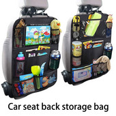 Automobilio sėdynės atlošo laikymo krepšys Oksfordo pakabinamas krepšys Automobilyje montuojamas vaikų apsaugos nuo smūgių laikymo dėklas Automobilyje įmontuojamas stovo rūšiavimo gėrimų krepšys