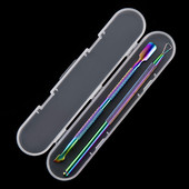 2 buc/set Dublu fețe din oțel inoxidabil Metal Nail Cuticule Pusher Cuticule Deget Dead Dead Skin Trimmer Remover Nail File Manichiura Art