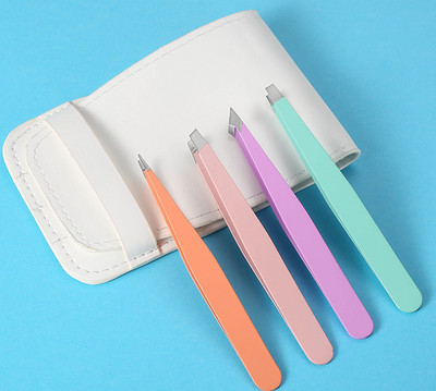 Nerūdijančio plieno antakių pincetai, kurių taškas yra antgalis / nuožulnus antgalis / plokščias antgalis, plaukų šalinimo makiažo įrankiai plaukų šalinimo antakių replės segtukas