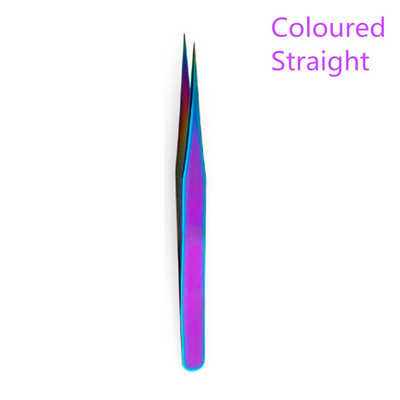 Pensetă pentru extensie de gene din oțel inoxidabil Pensetă pentru gene curbate drepte Pensetă pentru unghii Clip de alegere pentru gene Unelte pentru pensete pentru sprâncene