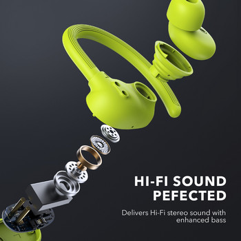 Mifa TWS Earbuds Ασύρματα ακουστικά bluetooth Bluetooth 5.0 Stereo Sport ακουστικά 3D Stereo Sound ακουστικά με μικρόφωνο
