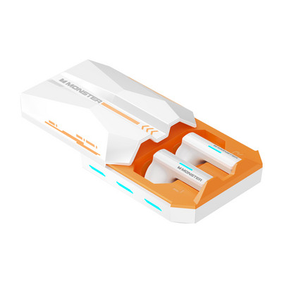 Căști pentru gamer Monster XKT11 Căști wireless Bluetooth 5.2 Ture Căști cu latență scăzută cu reducere a zgomotului Căști pentru jocuri cu microfon