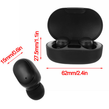TWS E6S ασύρματο bluetooth 5.0 ακουστικά ψηφιακά ακουστικά στερεοφωνικά ακουστικά led οθόνη ακουστικό σπορ για τηλέφωνο xiaomi iphone