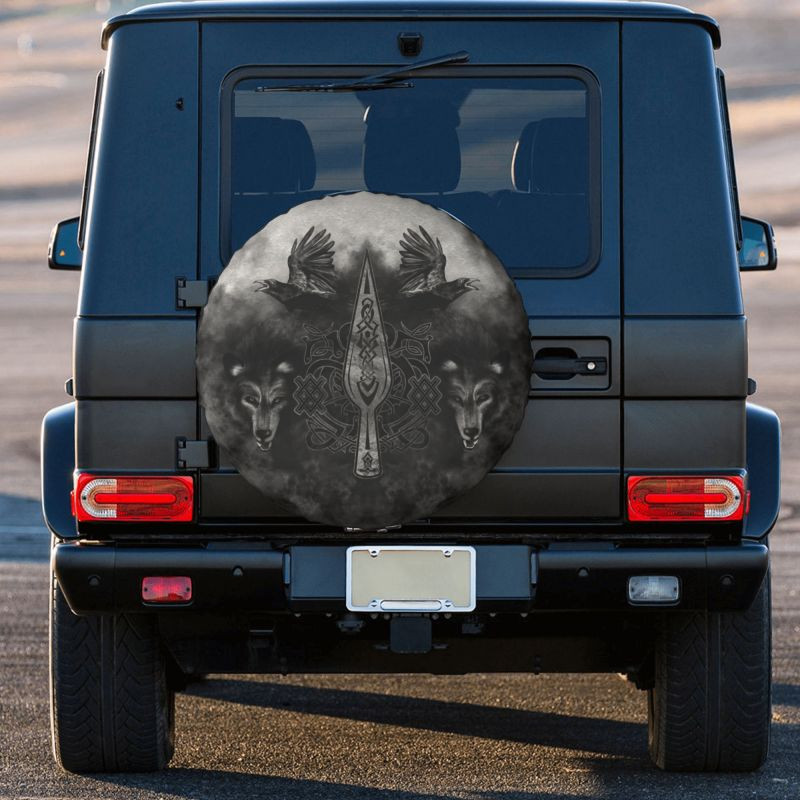 Gungnir Spear Of Odin navlaka za gume za Jeep Mitsubishi Pajero Viking Wolf SUV RV kamper Štitnici kotača automobila 14" 15" 16" 17" inča