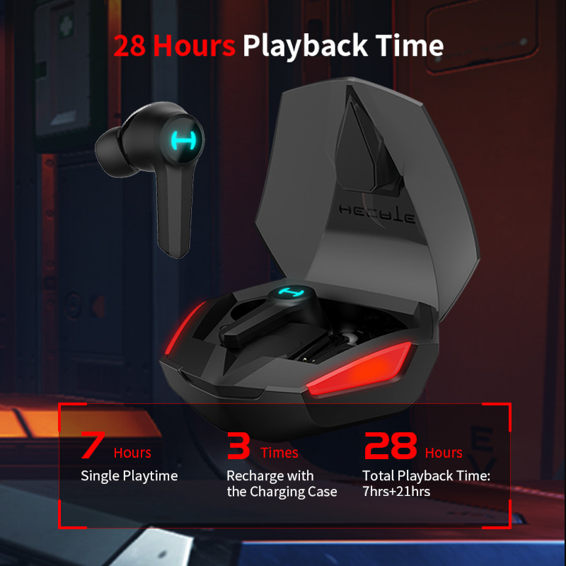 Căști Edifier HECATE GT4 TWS True Wireless Gaming Căști Bluetooth Căști cu latență scăzută de 45 ms Iluminare RGB