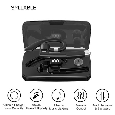 Оригинални безжични спортни слушалки SYLLABLE YYK-520, подходящи за BT V5.1 намаляване на шума на басите SYLLABLE YYK-520 Слушалки за контрол на звука