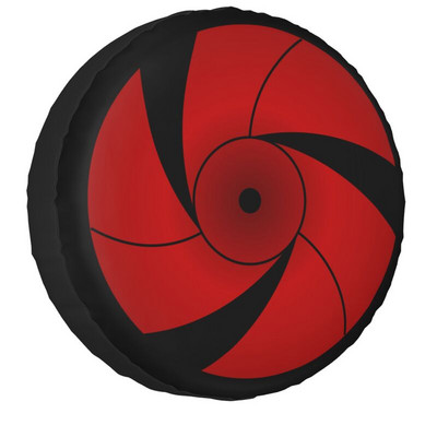 Proto Mangekyou Sharingan pótgumi burkolat Jeep Honda Hokage Ninja SUV RV pótkocsi kerékvédők 14" 15" 16" 17" hüvelyk
