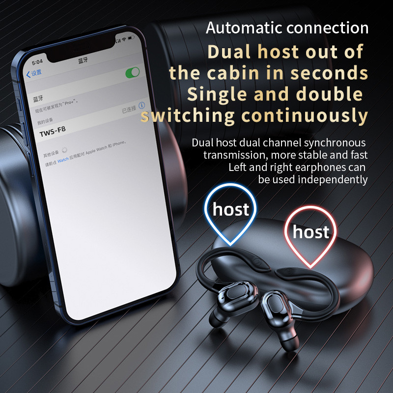 Tws Audifonos Bluetooth belaidės ausinės triukšmo mažinimo stereofoninės ausinės Sportinės ausinės žaidimų dėklas Fone De Ouvido Sem Fio