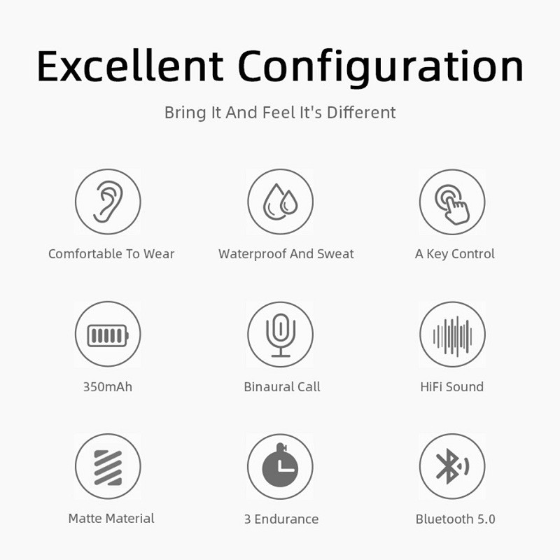 Ακουστικά Bluetooth i7 Mini2 TWS Bluetooth 5.0 Ακουστικά Ματ Ακουστικά Κουτί φόρτισης Ασύρματα ακουστικά για xiaomi iphone
