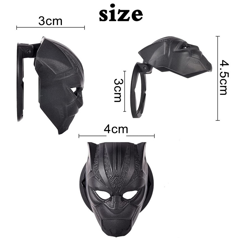 „Super Hero“ automobilio variklio uždegimo užvedimo stabdymo mygtuko pakeitimas-užvedimo sustabdymo apdailos metalinė apsauga, skirta „Panther“ automobilio salono priedui