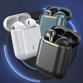 J18 tws bluetooth ausinės HD belaidės ausinės stereo kalba kalba muzika ausinės triukšmą slopinančios ausinės nemokamas pristatymas