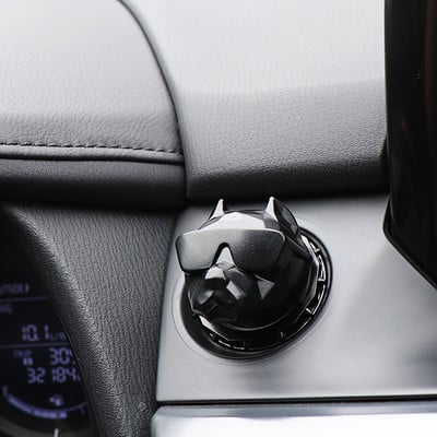 2022 Metal Bully Dog autó motor indító leállító kapcsoló gomb burkolata dekoratív automatikus nyomógomb ragadós burkolat autó belső kiegészítők