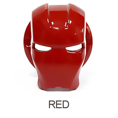 Marvel Iron Man Automašīnu piederumi Salons Dzinējs Aizdedzes Starta Apturēšanas Poga Aizsargvāka Dekorācijas Uzlīme Auto Style