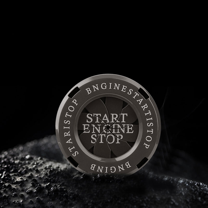 Auto mootori käivitamise seiskamislüliti nupu kate Pööratav kaitse Dekoratiivsed autotarvikud Surunupp Kleepuv kate sisemus