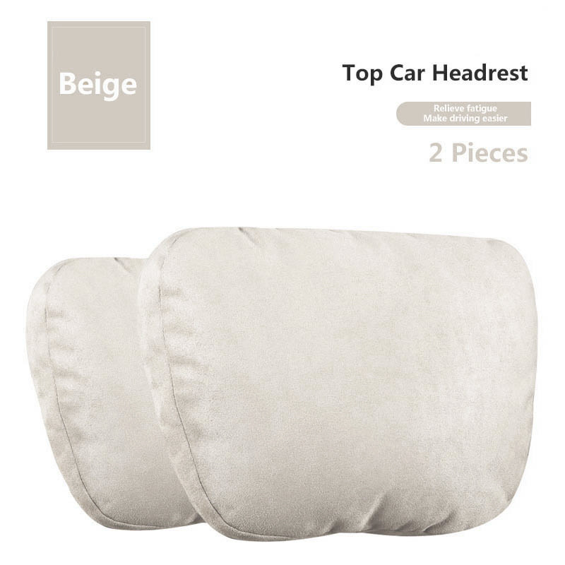 1 vnt. / 2 vnt. Automobilinės sėdynės galvos pagalvėlė kaklo atrama automobiliui juoda/ruda/smėlio spalvos automobilio kaklo pagalvė Universali automobilio galvos pagalvė 2022 m.