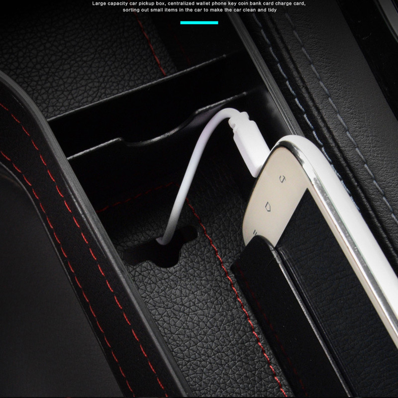 Cutie de depozitare din piele pentru scaunul de mașină Cutie de depozitare pentru buzunar pentru scaunul pentru scaun Cutie de depozitare universală pentru scaunul de mașină Buzunar pentru suport pentru telefon pentru carduri