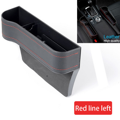 1 poros automobilinės sėdynės dėtuvės plyšio laikymo dėžė Automobilio laikiklio tarpo plyšio užpildo laikiklis, skirtas piniginės telefono plyšinei kišenei