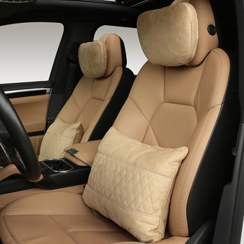 Στήριγμα λαιμού προσκέφαλου αυτοκινήτου Κάθισμα Maybach Design Class Ultra Soft Μαξιλάρι Universal ρυθμιζόμενο 30x22cm Αξεσουάρ μαξιλαριού πλάτης αυτοκινήτου