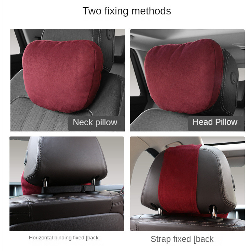 Scaun suport pentru gât pentru tetiera mașină Clasa de design Maybach Pernă ultra moale Universal reglabil 30x22cm Accesorii pernă pentru spate auto