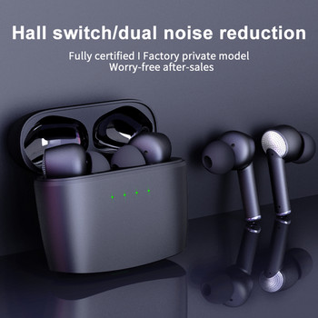 Безжични слушалки Bluetooth 5.2 ANC активно шумопотискане TWS слушалки Deep Bass Earbuds 4-mic ENC Call For iPhone Android