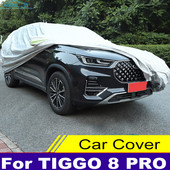 Za Chery Tiggo 8 Pro Vanjska navlaka za automobil Vanjska zaštita Puni snijeg Suncobran Zimski UV vodootporan Kamuflažni pamuk otporan na prašinu