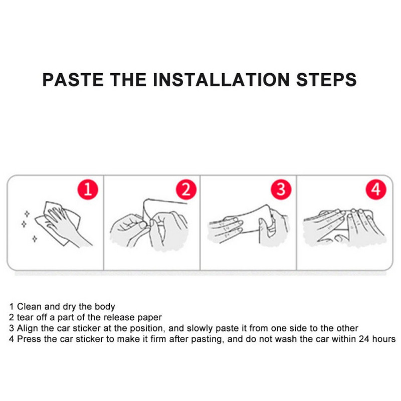 4 vnt / rinkinys Anglies pluošto tekstūros automobilio durelių rankenos puodelis nuo įbrėžimų apsauginiai lipdukai išorė, atspari vandeniui automobilių durelių dubens lipdukas