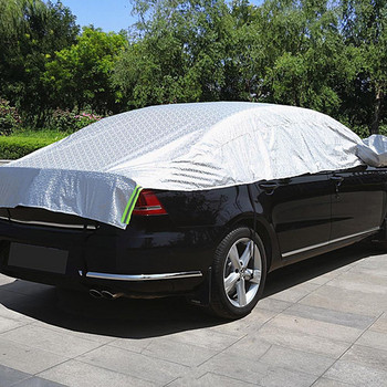Универсален автомобилен капак Сенник за прозорец на автомобила Автомобилен хечбек Suv Pe Външен филм Водоустойчив, прахоустойчив, дъждоустойчив Авто Снежен капак за автомобил