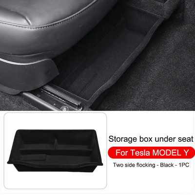 Tesla Y 2021 2022-es modellhez, az ülés alatti tárolódobozhoz, amely kompatibilis a vezető- és utasüléses modell Y TPE fiókos tárolódobozával