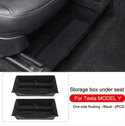 Tesla Y 2021 2022-es modellhez, az ülés alatti tárolódobozhoz, amely kompatibilis a vezető- és utasüléses modell Y TPE fiókos tárolódobozával