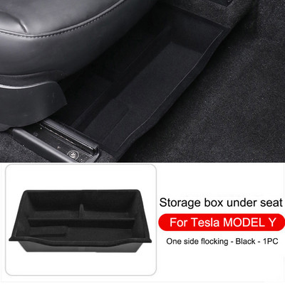 Tesla Y 2021 2022-es modellhez, az ülés alatti tárolódobozhoz, amely kompatibilis a vezető- és utasüléses modell Y TPE fiókos tárolódobozával