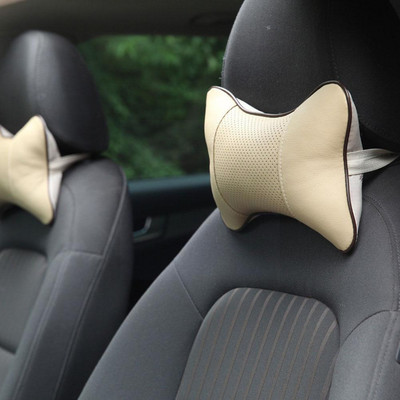 1pc Car Seat Headrest Restraint Auto Safety Head Neck Rest Relax Pillow Cushion Pad Breathable Mesh Car Seat Pillow