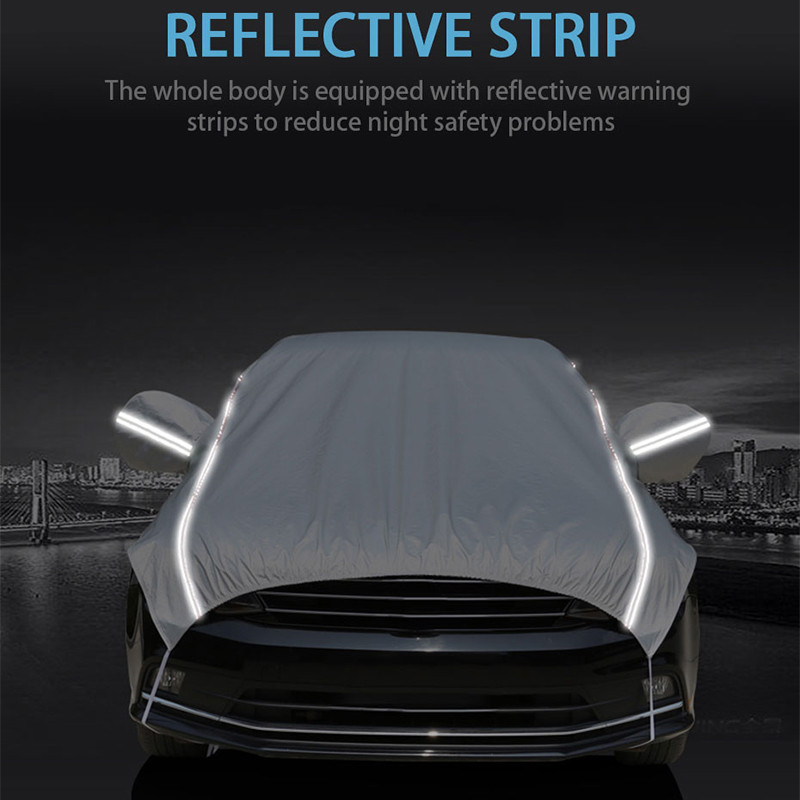 Universaalne poolauto kate veekindel väliskate Oxford päikesevihma UV kaitse tolmukindel lumekindel auto kere kate maasturi sedaanile